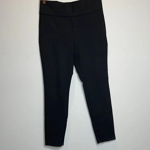 Zara Black Zipoer Leg Pants - Picture 4 of 8